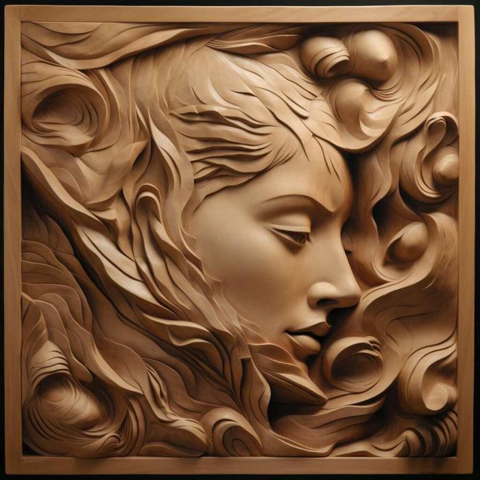 نموذج ثلاثي الأبعاد لآلة CNC 3D Art 